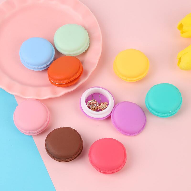 

1pc Random Macaron Jewelry Storage Box, Multicolor