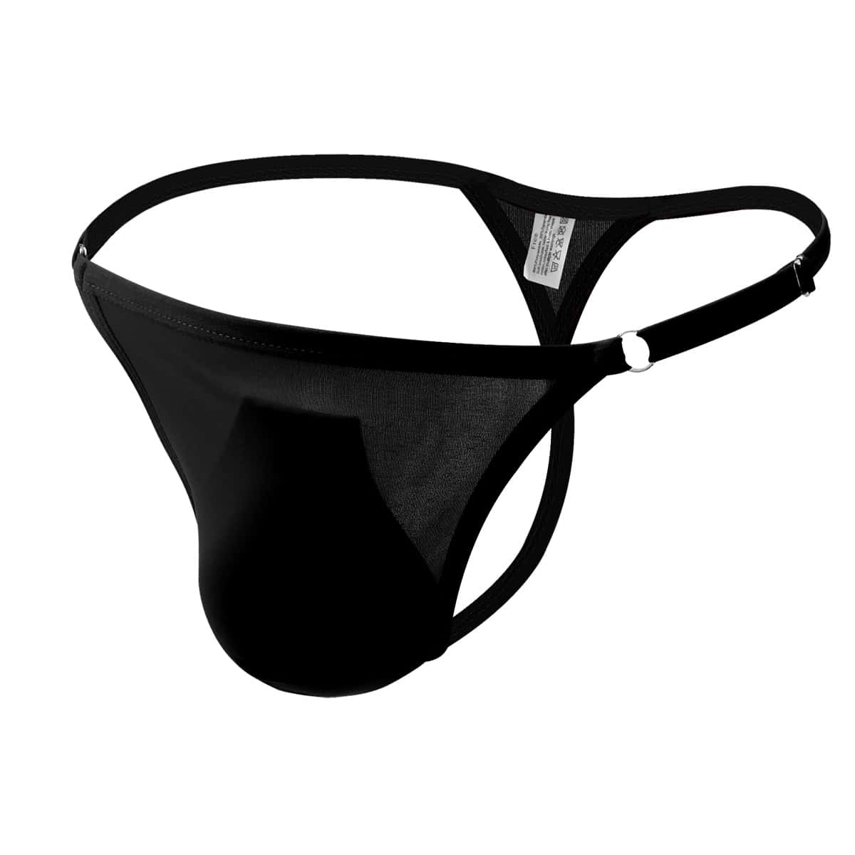 

Guys Solid Adjustable Buckle Brief, Black