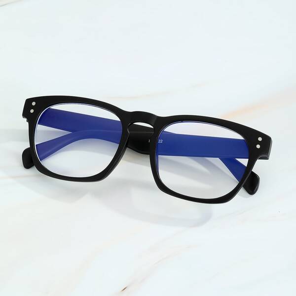 

Men Acrylic Frame Anti-blue Glasses, Black