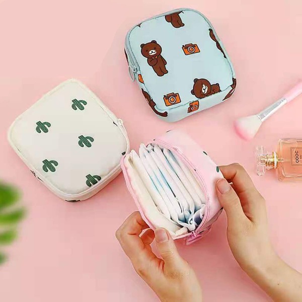 

1pc Mixed Pattern Random Storage Bag, Multicolor