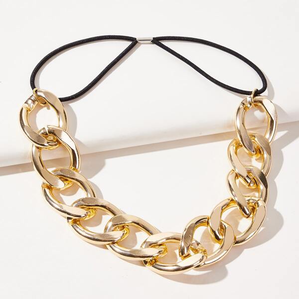 

Simple Chain Headband, Gold