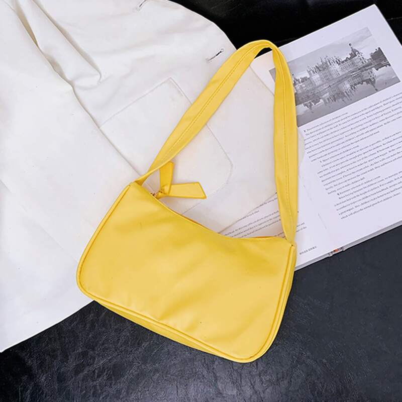 

Minimalist Baguette Bag, Yellow