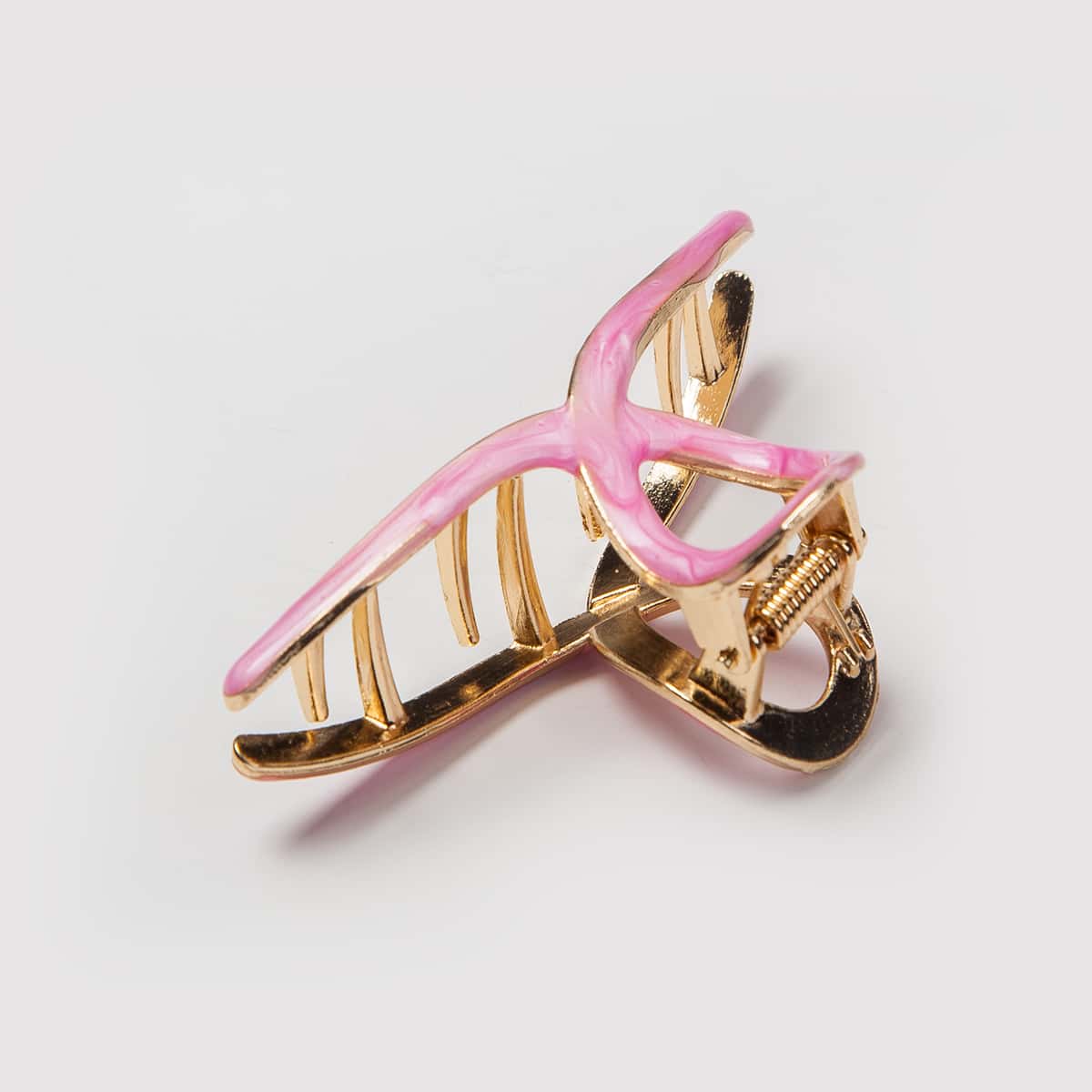 

1pc Minimalist Hair Claw, Pink