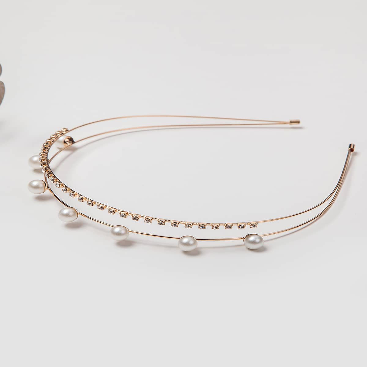 

Double Layer Rhinestone Headband, Multicolor