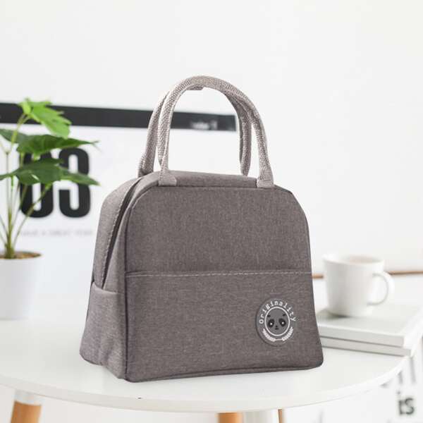 

Cartoon Panda Insulated Lunch Bag, Grey