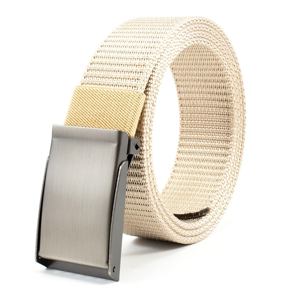 

Men Minimalist Tape Belt, Khaki