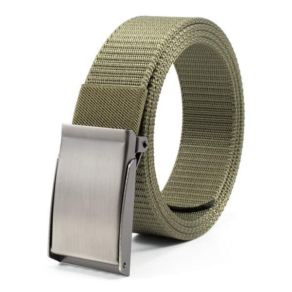 

Men Minimalist Tape Belt, Army green
