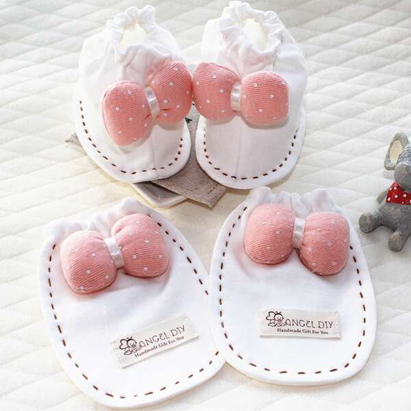 

1set DIY Baby Feet Cover, Pink