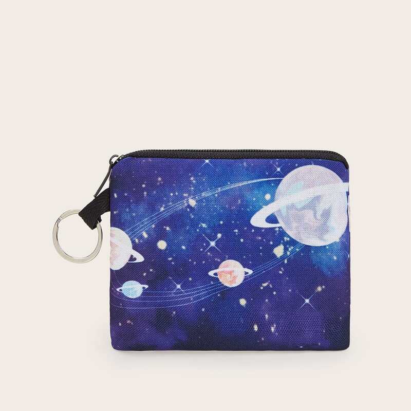 

Galaxy Pattern Coin Purse, Multicolor