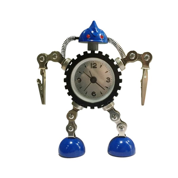 

Robot Shaped Alarm Clock, Blue