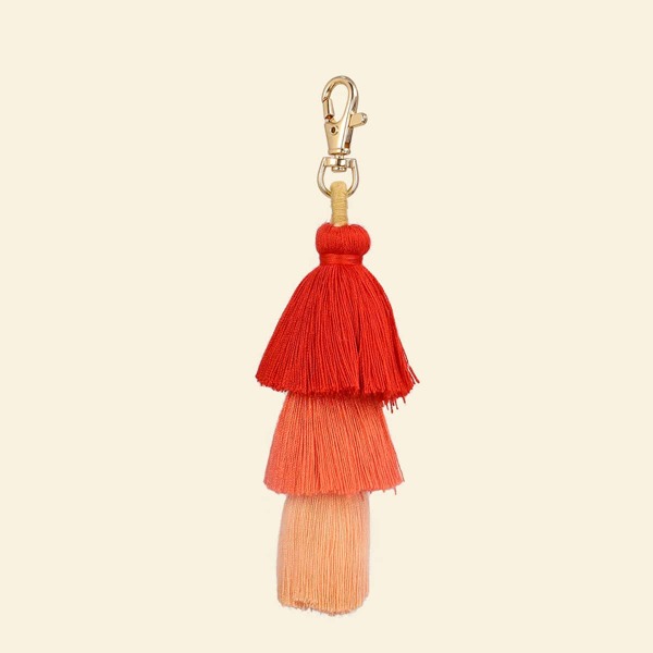 

Tassel Charm Keychain, Multicolor