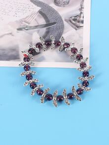 60pcs Nàng tiên Cánh Spacer Hạt Đối với Làm đồ trang sức Retro Đôi cánh Angel Pha trộn DIY Phụ kiện Thủ công Dây chuyền Vòng tay Vật rủ xuống Thắt lưng Loại vỏ - Bạc - Xem 4