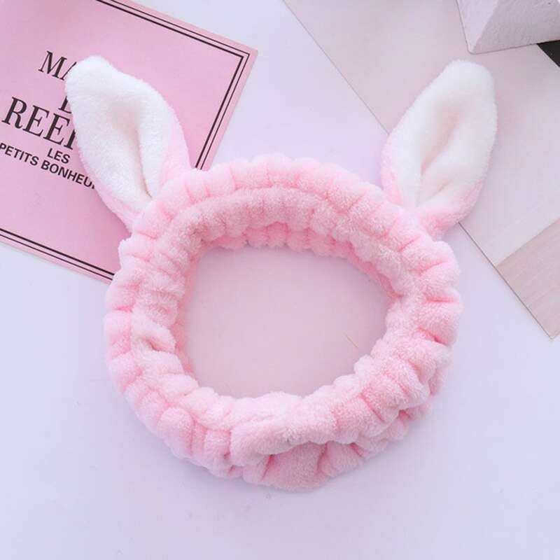 

Bunny Bath Headband, Pink