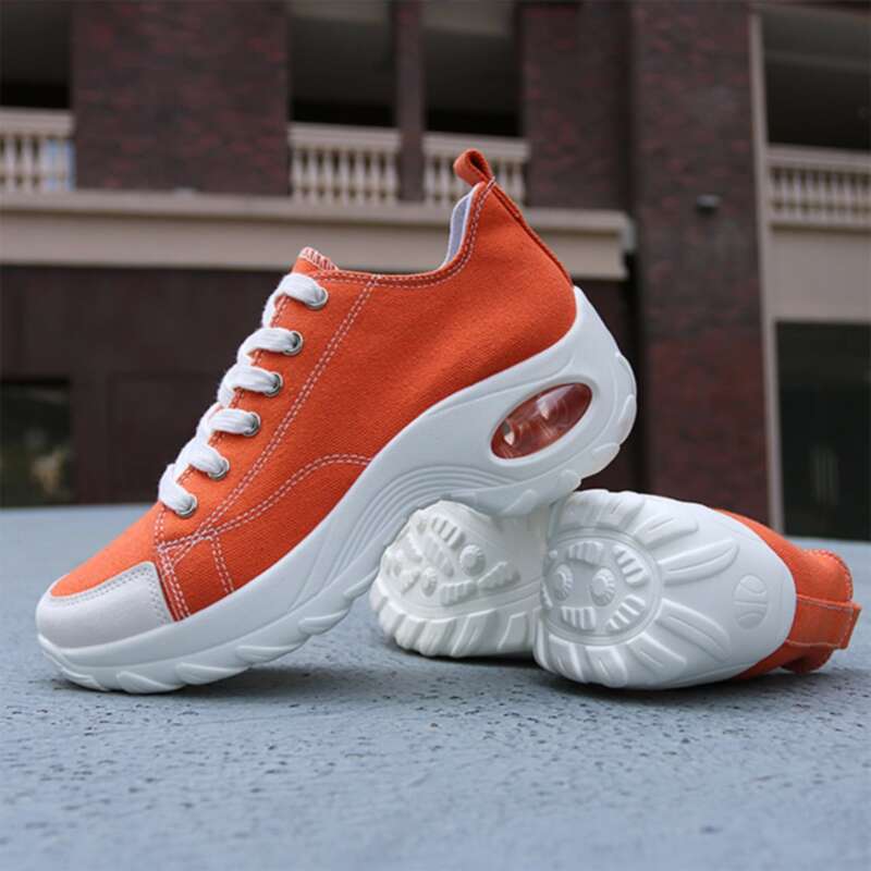 

Lace-up Front Running Shoes, Orange