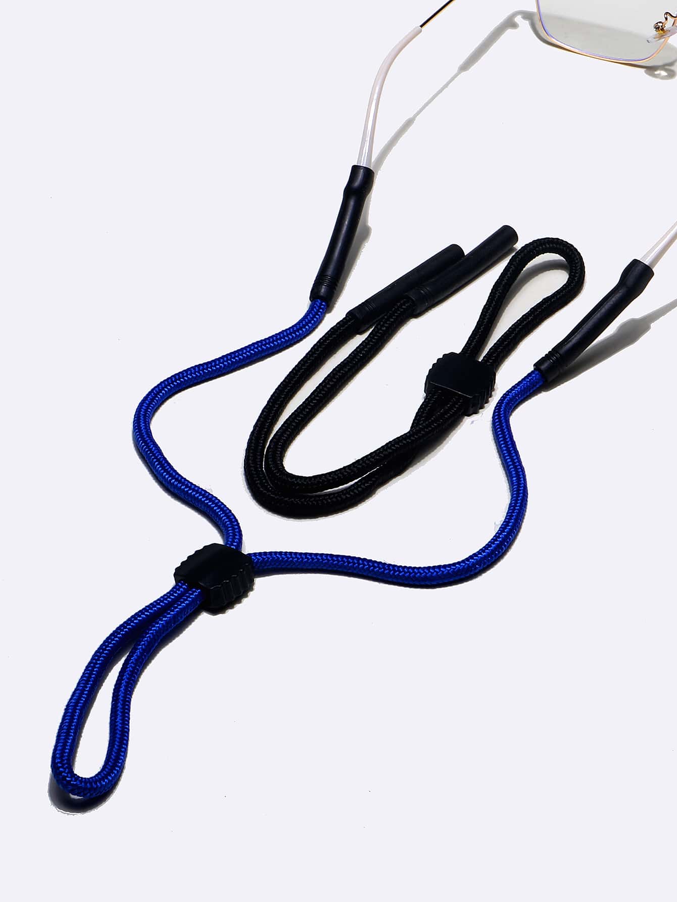 2入組可調節眼鏡鏈 - 彩色 - 查看 1