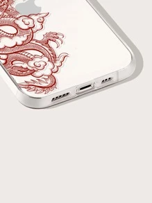 Chinese Dragon Print Case Compatible With iPhone