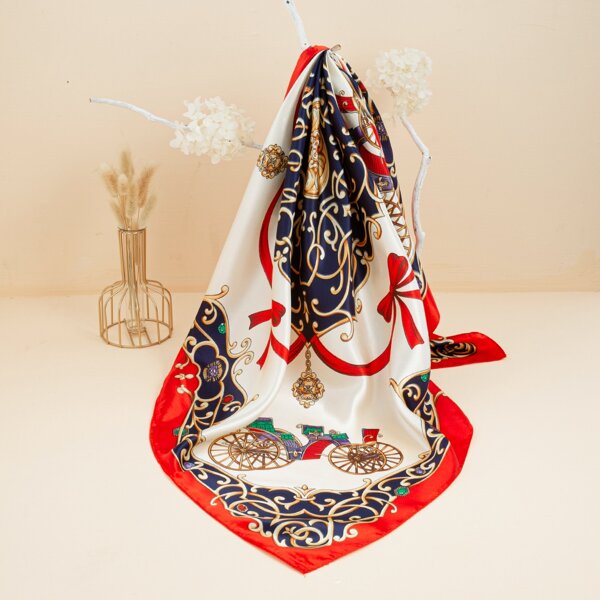 

Carriage Pattern Bandana, Multicolor