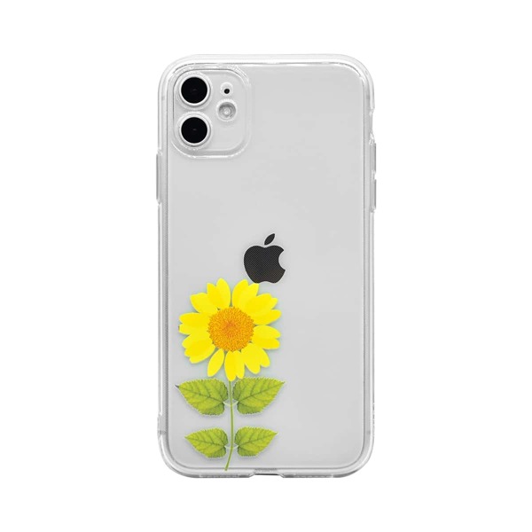 

Flower Print iPhone Case, Clear