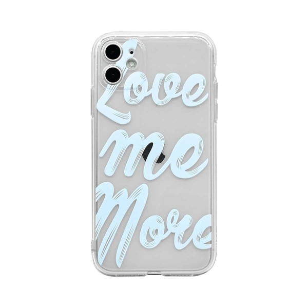 

Slogan Graphic iPhone Case, Blue