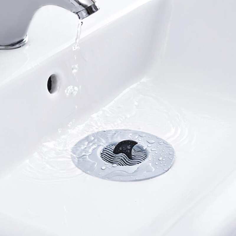 

1pc Shark Floor Drain Filter, Multicolor