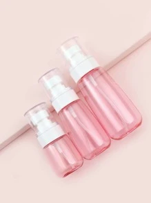 3pcs Portable Spray Bottle , Travel Essentials - Pink - View 1