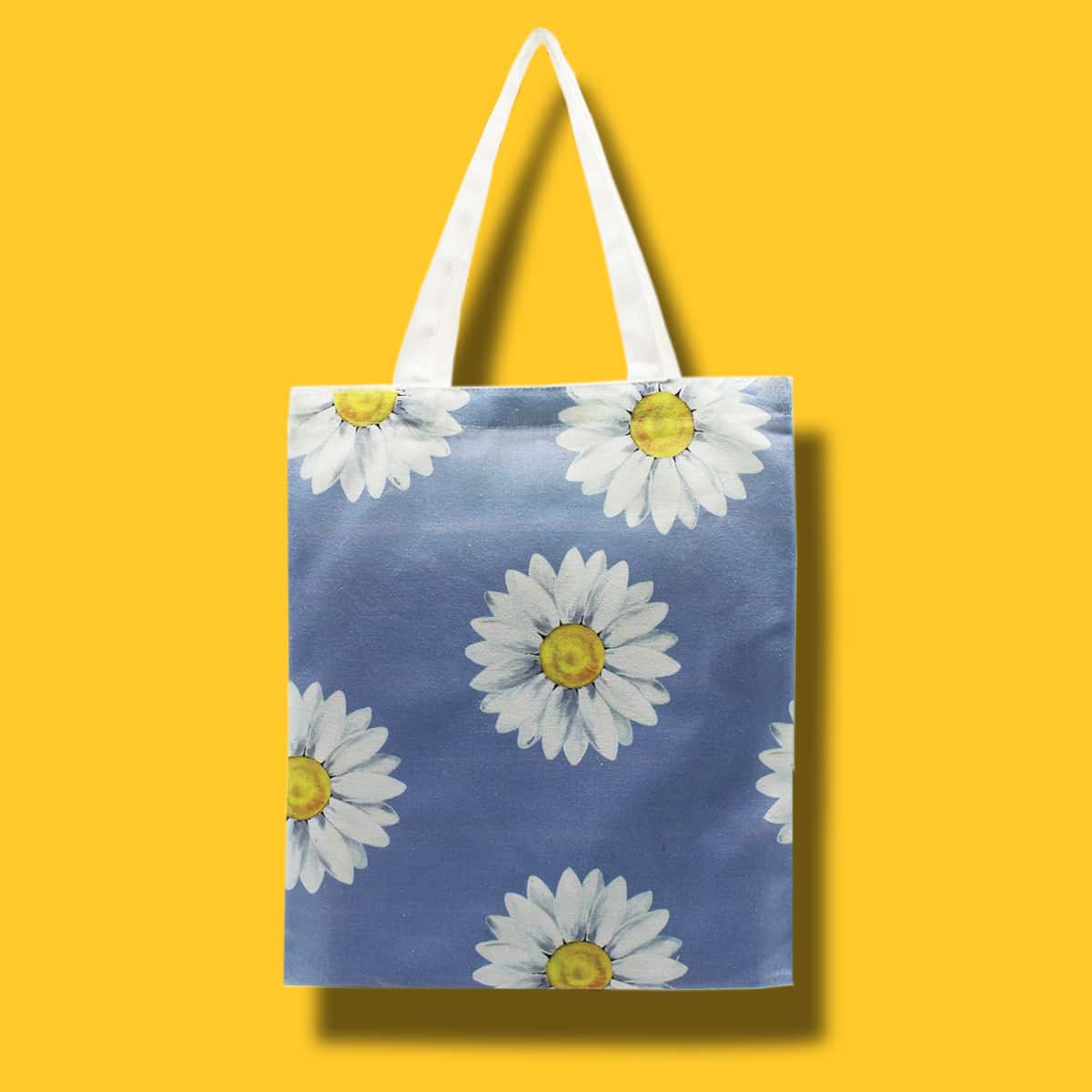Image of Daisy Print Shopper Bag
