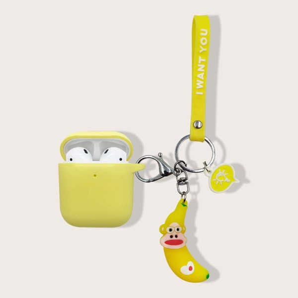 

Силиконовый чехол для Airpods с бананом, Жёлтые