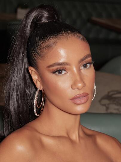 اقراط طوق براق