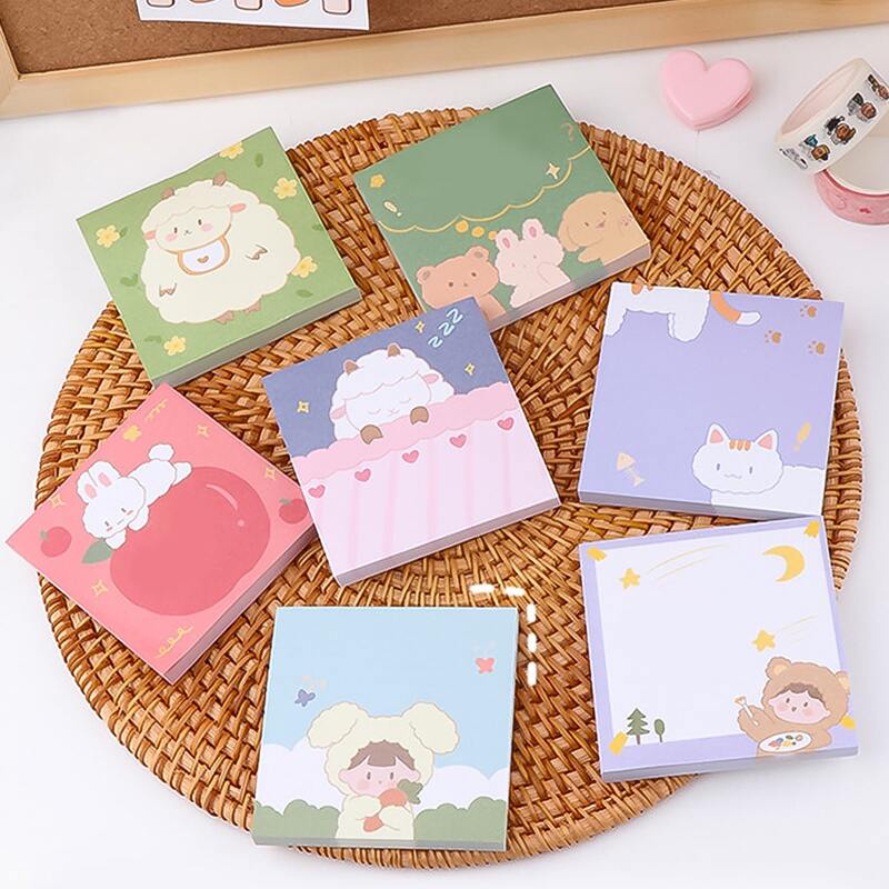 

1pack Cartoon Graphic Random Sticky Note, Multicolor