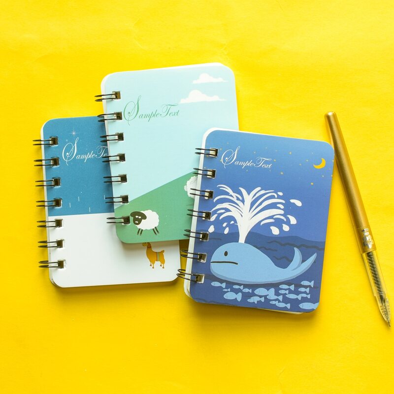 

1pack Cartoon Graphic Cover Random Spiral Notebook, Multicolor