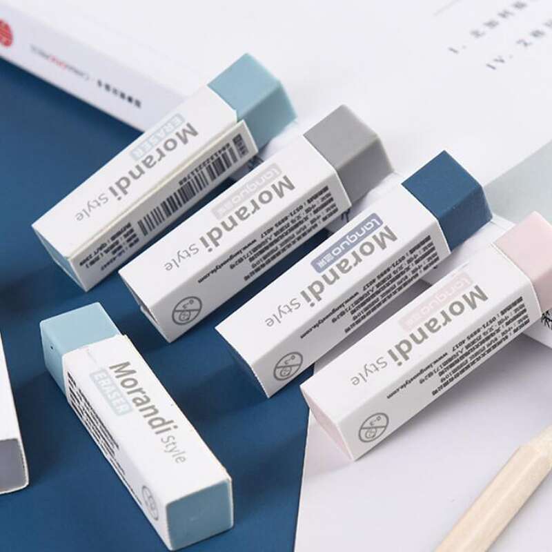 

4pcs Plain Random Eraser, Multicolor