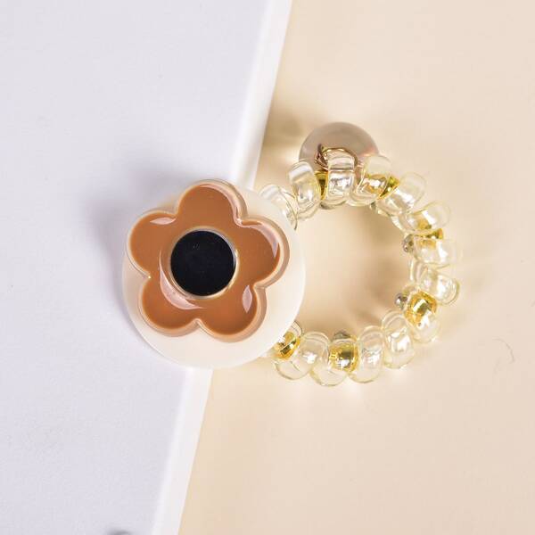 

Flower Decor Hair Tie, Multicolor