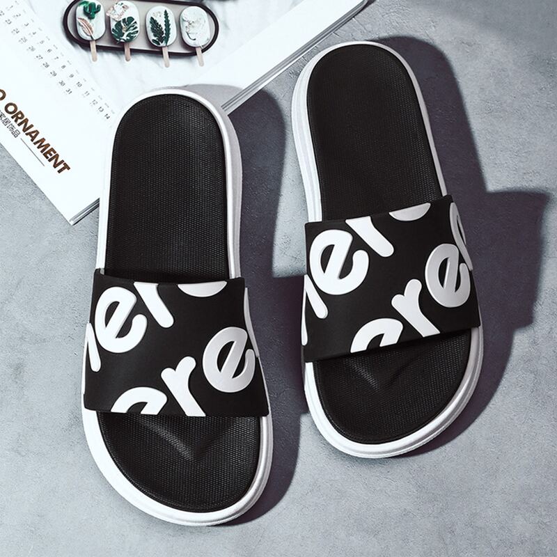 

Guys Letter Graphic Slides, Black