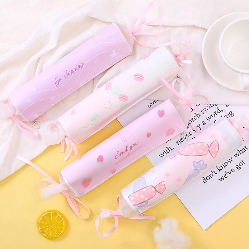 

1pc Candy Shaped Random Pencil Bag, Multicolor