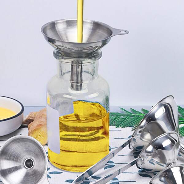 

3pcs Mini Funnel Set, Silver