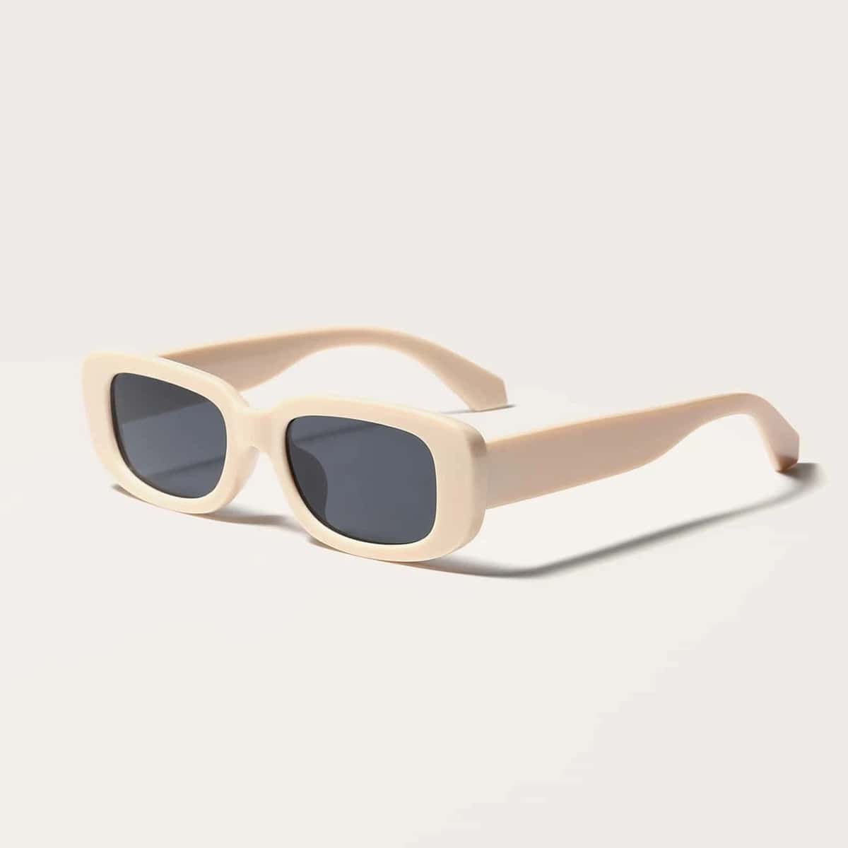 

Colorblock Rectangle Frame Sunglasses