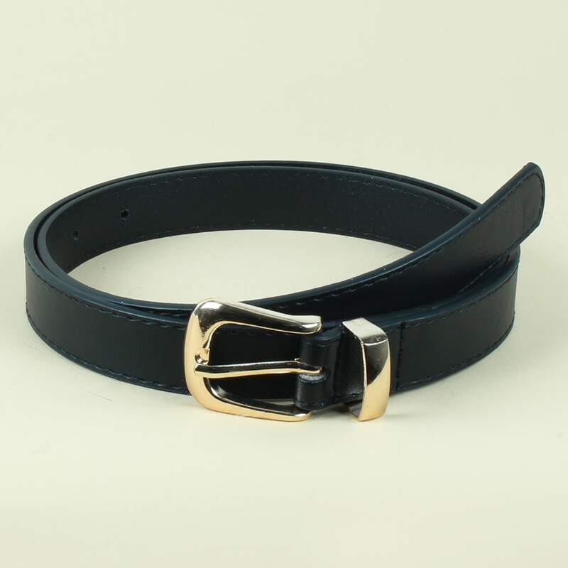

Square Buckle Belt, Black