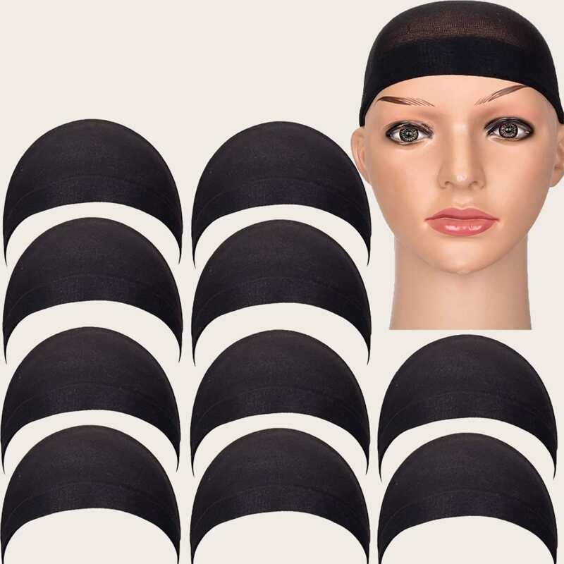 

10pcs Stretchable Wig Cap, Black