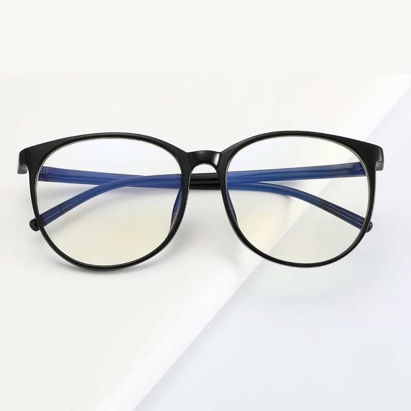 

Guys Round Frame Glasses, Black