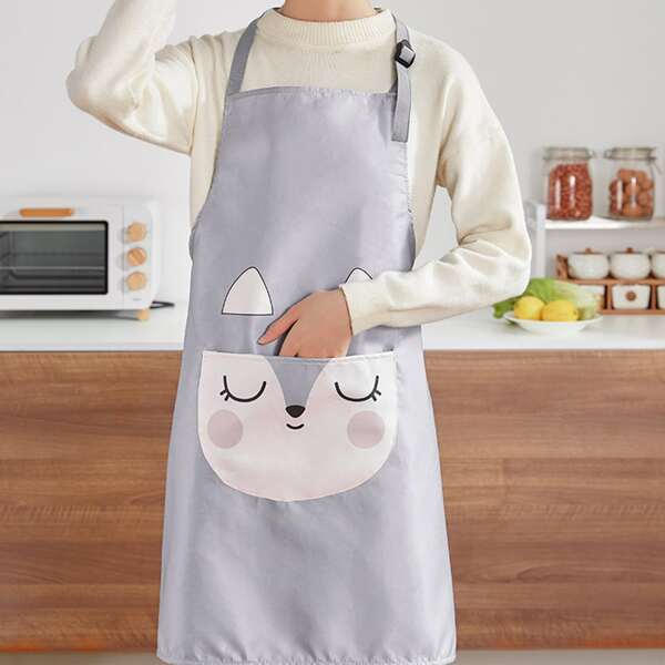 

Cartoon Graphic Apron, Multicolor