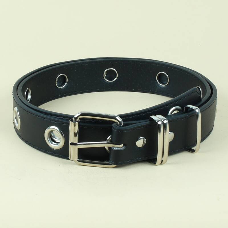 

Grommet Buckle Belt, Black