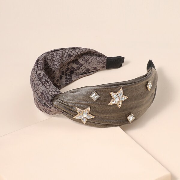 

Star Decor Twist Hair Hoop, Multicolor