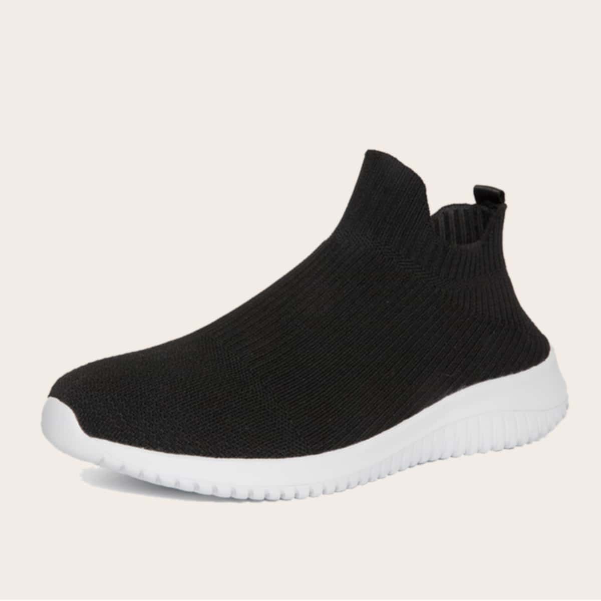 

Guys Slip On High Top Sneakers, Black