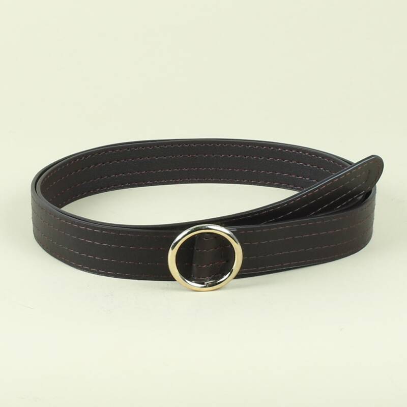

Ring Buckle Belt, Black