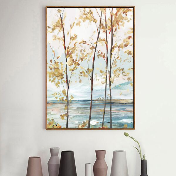 

Scenery Pattern Wall Painting Without Frame, Multicolor