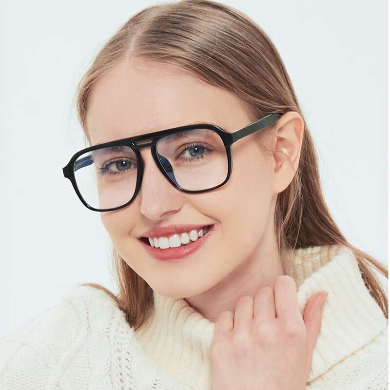 

Flat Top Acrylic Frame Glasses