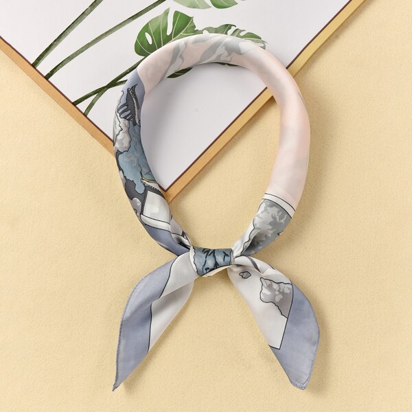 

Floral Print Bandana, Multicolor