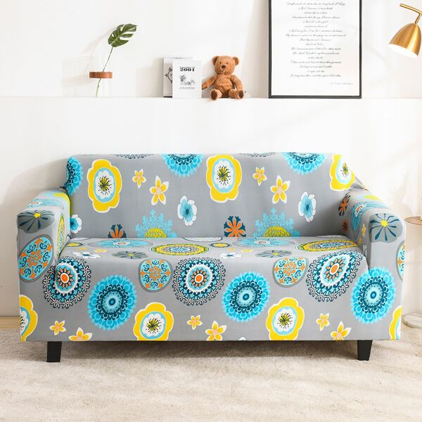 

Mandala Print Stretchy Sofa Cover, Multicolor