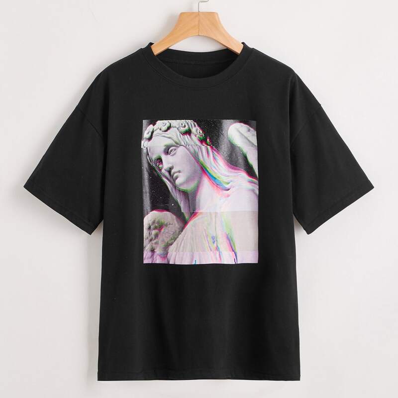 

Figure Graphic Tee, Black