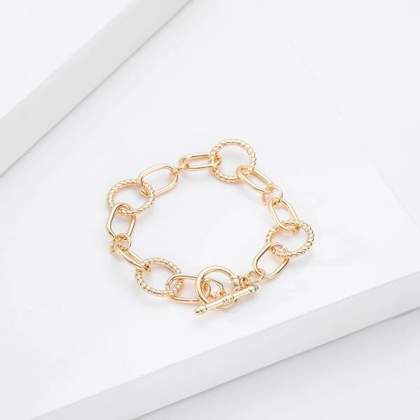 

Minimalist Chain Bracelet, Gold